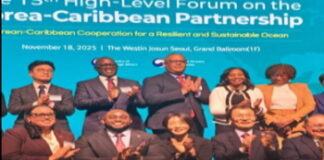 CARIBBEAN-Caribbean countries represented at the high-level Forum on Korea-Caribbean partnership. Caribbean Countries Korea-Caribbean Partnership Forum.