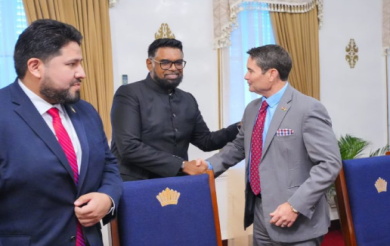 Ali-and-US-agreement Guyana US military cooperation agreement