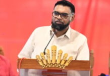 GUYANA-President lauds crime reduction in Guyana. Guyana president lauds crime reduction