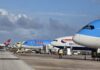 Barbados Airport records peak winter travel day with nearly 10,000 passengers. Barbados airport terminal bustling with winter holiday passengers.