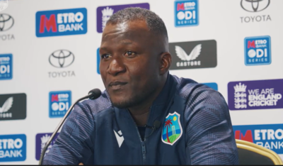 Daren-Sammy-in-England Sammy criticises WI batsmen after Wellington Test