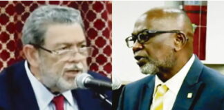 ST. VINCENT-Government says former prime minister will only receive what he is entitled to.