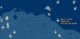 GUYANA-Guyana’s airspace is open despite Venezuela’s closure. Guyana Civil Aviation Authority officials monitoring air traffic operations