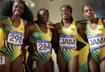 ATHLETICS-Junior women’s relay team cops award at Junior Pan Am Games.