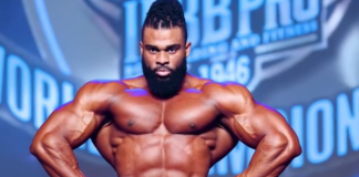 BODYBUILDING-Coward finishes second at IFBB Worlds.
