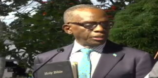 ST. LUCIA-Pierre was sworn into office, promising to continue the policies of his first administration. St. Lucia Pierre sworn into office continuing first administration policies