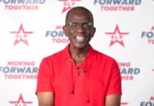 ST. LUCIA-Prime Minister Pierre is overjoyed at the general election victory.