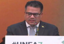 KENYA-Jamaica’s minister of water elected as new UNEA president.