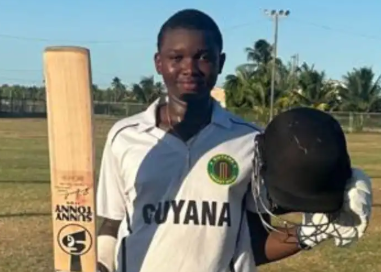 Seecharan Seecharran half-century Guyana U13 cricket