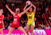 NETBALL-Sunshine Girls thumped by England Roses to surrender Vitality series. Sunshine Girls lose to England Roses netball