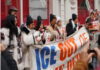 UNITED STATES-Caribbean immigrant day labourers hold anti-ICE ‘buy-in’.