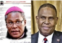 HAITI-Haiti’s former prime minister is against a Roman Catholic bishop mediating in the ongoing political affairs.