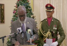 ST. VINCENT-New Governor General sworn into office.