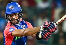 CRICKET-Hope, Rutherford misfire as Capitals slump to second straight loss.