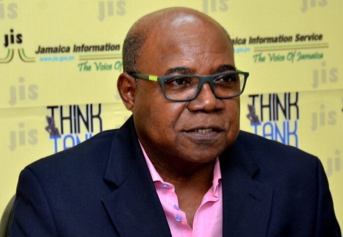 Jamaican Tourism Minister at promotional event in New York City