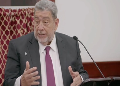 St. Vincent Opposition Leaders Condemn Decision to Block Questions in Parliament Opposition members of parliament in St. Vincent protest speaker's ruling