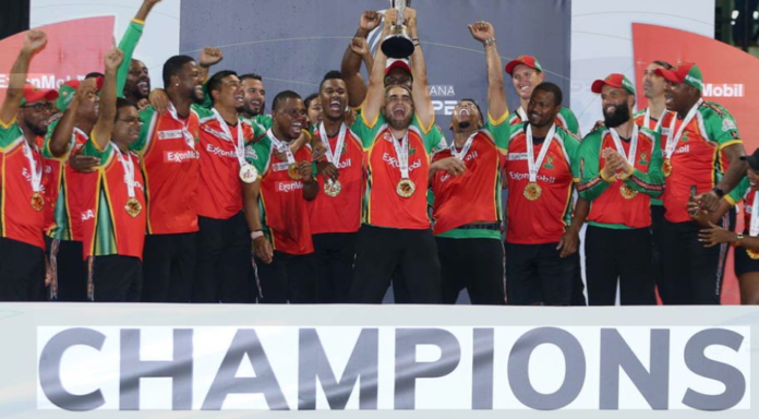 Amazon-Warriors-win-GSL Global Super League cricket trophy and Guyana National Stadium set to host third edition from July 23 to August 1 2026