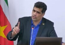 SURINAME-Speaker awarded significant compensation from the state over wrongful arrest.