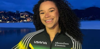 WINTER OLYMPICS-Moore is down the pack at the halfway stage of monobob. Jamaica's Mica Moore sits 15th at halfway stage of women's monobob competition at Milano Cortina Winter Olympics after two heats at Eugenio Monti Sliding Center
