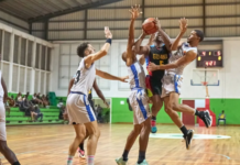 BASKETBALL-Guyana finishes behind Suriname in the Nations Cup for the second straight year. Guyana men's national basketball team receives silver medals at Caribbean Nations Cup