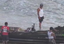 ST. VINCENT-St. Vincent authorities confirm a missile strike on a vessel in local waters. St Vincent Prime Minister Godwin Friday addresses media confirming authorities investigate missile strike on vessel in local waters off Canouan that killed three people