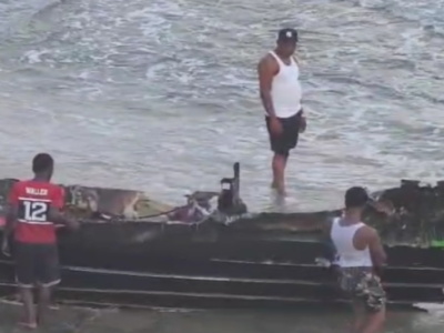 SVG-boat-2 St Vincent Prime Minister Godwin Friday addresses media confirming authorities investigate missile strike on vessel in local waters off Canouan that killed three people