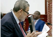 ST VINCENT-Gonsalves takes oath as Member of Parliament. Ralph Gonsalves Takes Oath as Member of Parliament in St. Vincent