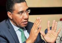 JAMAICA-Human rights groups condemn statements made by Prime Minister Holness. Glenroy Murray Executive Director of Equality for All Foundation and Lamar Grant Interim Executive Director of TransWave Jamaica speak at a press conference in Kingston condemning Prime Minister Andrew Holness' statement that a man is a man and a woman is a woman as reinforcing stigma and exclusion against LGBTQ Jamaicans