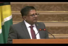 GUYANA-Government pays out more than six billion dollars so far under the national grant initiative. Senior Minister Dr Ashni Singh addresses the media at a press conference in Georgetown, announcing that $6.2 billion has been disbursed to 62,026 citizens under the $100,000 National Cash Grant initiative, with payments credited directly into bank accounts for public servants and online registrants