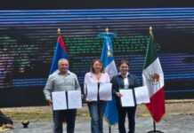 BELIZE-Belize, Guatemala, and Mexico sign an agreement to protect the Greater Maya Forest.