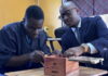 JAMAICA-St. Lucia, the education minister, tours a special needs education school in Jamaica. St. Lucia Education Minister Danny Butcher tours the woodwork shop at Windsor School of Special Education in St. Andrew, Jamaica, on March 18, 2026, observing students' vocational training and handmade wooden gift boxes