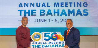 CARIBBEAN-CDB’s 56th annual meeting to be held in The Bahamas. Caribbean Development Bank President Daniel Best and Bahamas Economic Affairs Minister Michael Halkitis at the Grand Hyatt Baha Mar in Nassau on March 19, 2026, launching the 56th Annual Meeting scheduled for June 1-5, 2026