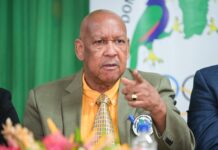 SPORTS-DOC President Billy Doctrove hits back at “shameful and despicable” lawsuit by Mark and Ophelia Marie Dominica Olympic Committee President Billy Doctrove addresses media during press conference at DOC Headquarters in Roseau hitting back at shameful and despicable lawsuit filed by Mark and Ophelia Marie described as vexatious and defamatory