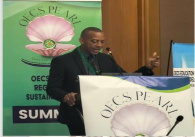 Dominica-OECS-pearl OECS education officials including Chief Education Officer Francil Morris and CDU Director Amanda Serratt-Edmead gather for PEARL Sustainability Consultations in St Kitts to discuss transition from project phase to permanent education system integration