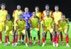 FOOTBALL-Golden Jaguars to face DR, Belize in two international friendlies. Guyana's Golden Jaguars football team in action with head coach Thomas Dooley on the sidelines ahead of two international friendly matches against Dominican Republic on March 27 and Belize on March 30 at Estadio Cibao in Santiago Dominican Republic