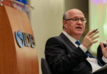 CARIBBEAN-IDB opens first office in the US outside of Washington. IDB Group President Ilan Goldfajn speaks at the Faena Hotel Miami Beach during the announcement of the bank's first U.S. office outside Washington, D.C., located at the Wells Fargo Center in downtown Miami and focused on private investment through IDB Invest and IDB Lab