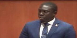 ANTIGUA-Opposition leader denies resigning. Opposition Leader Jamale Pringle of Antigua and Barbuda's United Progressive Party addresses the media, denying reports that he has submitted his resignation and attributing the rumours to operatives working on behalf of Prime Minister Gaston Browne