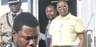 ST KITTS-Jamaican national sentenced to prison for firearm possession. Jamar Woodstock, a Jamaican national residing in Stony Grove, Nevis, leaves the Basseterre High Court after being sentenced to six years in prison for possession of a .25 caliber firearm and ammunition found at his home in February 2025