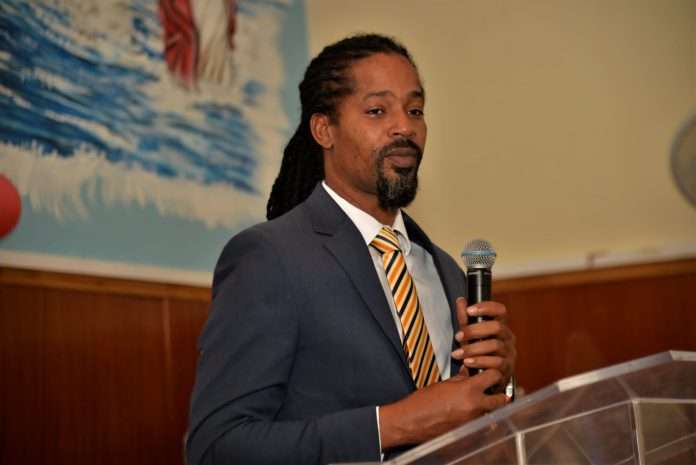 Nubian-Greaux-696x465-1 St Kitts and Nevis opposition legislator Dr Terrance Drew stands outside the Basseterre Police Station after being released on station bail following a police search at his constituency office and home that he described as an