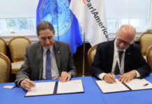 CARIBBEAN-PAHO and ParlAmericas sign framework agreement. PAHO Director Dr Jarbas Barbosa and ParlAmericas President Senator Rosa Gálvez sign a five-year framework cooperation agreement at PAHO headquarters in Washington D.C. on March 14 2026 focused on pandemic preparedness and equitable access to healthcare
