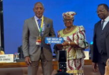 ST. VINCENT-St. Vincent and the Grenadines sign the WTO fisheries subsidies agreement. St. Vincent and the Grenadines Foreign Minister Dwight Bramble deposits the instrument of acceptance for the WTO Fisheries Subsidies Agreement during the 14th WTO Ministerial Conference in Yaoundé, Cameroon, on March 26, 2026, reaffirming the nation's commitment to sustainable fisheries management and Blue Economy development