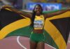 ATHLETICS-Douglas runs world-leading U18 200m time at CARIFTA trials.