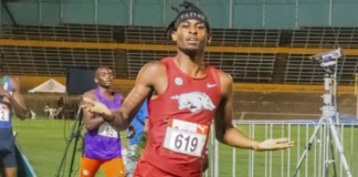 ATHLETICS-Taylor, Oakley, Walker win gold at NCAA Indoor Championships.