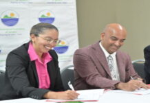 JAMAICA-New financing opportunities for CSOs on climate action and ecosystem resilience. George Yearwood of Caribbean Development Bank and Canada's High Commissioner Mark Berman speak at inaugural Caribbean CSO Conference in Kingston as new financing opportunities for climate action and ecosystem resilience are announced for civil society organizations across Jamaica