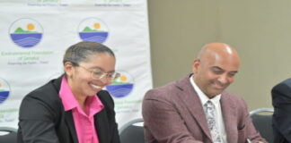 JAMAICA-New financing opportunities for CSOs on climate action and ecosystem resilience. George Yearwood of Caribbean Development Bank and Canada's High Commissioner Mark Berman speak at inaugural Caribbean CSO Conference in Kingston as new financing opportunities for climate action and ecosystem resilience are announced for civil society organizations across Jamaica