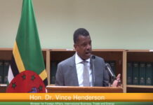 DOMINICA-Government to announce changes to Cuban health programme. Dominica Foreign Affairs Minister Dr Vince Henderson addresses Parliament announcing upcoming changes to the Cuban medical workers programme with Cuba's agreement amid US criticism
