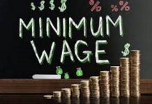 ANTIGUA-Government announces a series of economic measures to benefit citizens. Antigua and Barbuda Prime Minister Gaston Browne addresses a press conference announcing a series of economic measures including minimum wage increase to $11.50 per hour, 5 percent public sector salary hike, fuel price absorption, and two-day ABST tax holiday on school supplies effective April 2026