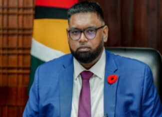 URGENT-President Ali objects to the brooch worn by Venezuela’s acting President. President Ali addressing media about diplomatic dispute over brooch worn by Venezuela's acting president