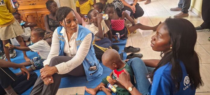 Edem-Wosornu-left-Director-of-OCHAs-Crisis-Response-Division-on-her-visit-to-Haiti-in-March-2026. A senior UN official warns Haiti’s freefall demands urgent global action