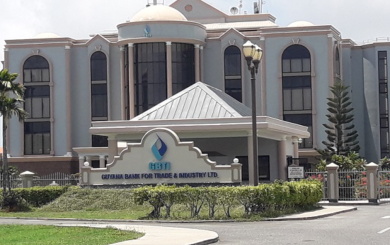 GBTI-bank Guyana high court building with bank appeal documents